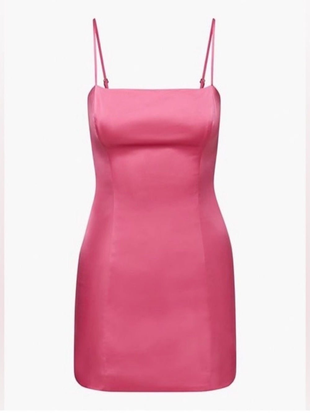 Aritzia Sunday Best Shimmer Satin Dress in Pink!
